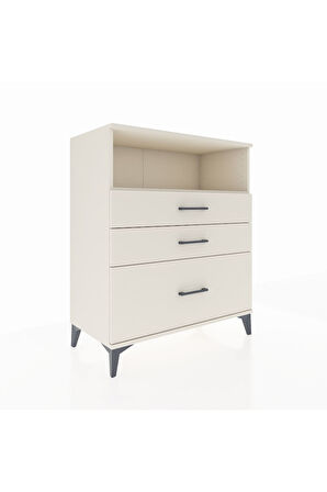 Hyperion Şifonyer Tek Raflı 3 Çekmeceli 88x44x106 Aytaşı-Aytaşı