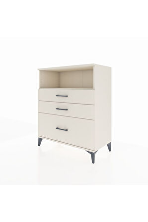 Hyperion Şifonyer Tek Raflı 3 Çekmeceli 88x44x106 Aytaşı-Aytaşı