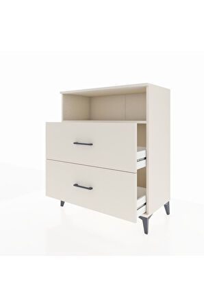 Hyperion Şifonyer Tek Raflı 2 Çekmeceli 88x44x106 Aytaşı-Aytaşı