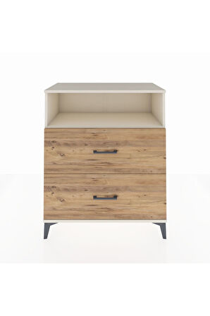 Hyperion Şifonyer Tek Raflı 2 Çekmeceli 88x44x106 Aytaşı-Çam