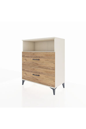 Hyperion Şifonyer Tek Raflı 2 Çekmeceli 88x44x106 Aytaşı-Çam