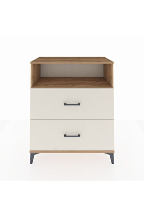 Hyperion Şifonyer Tek Raflı 2 Çekmeceli 88x44x106 Çam-Aytaşı