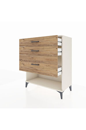 Hyperion Şifonyer 3 Çekmeceli 88x44x106 Aytaşı-Çam