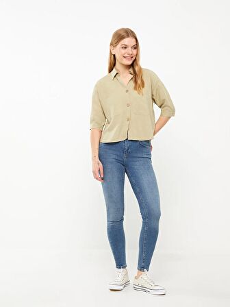 Düz Oversize Kadın Gömlek