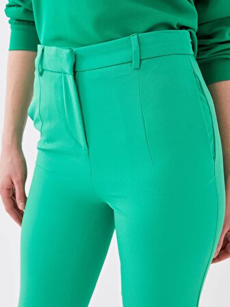 Ekstra Dar Fit Bilek Boy Kadın Pantolon