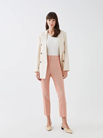 Yüksek Bel Standart Fit Kadın Pantolon