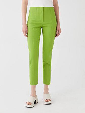 Kadın Standart Fit Düz Pantolon