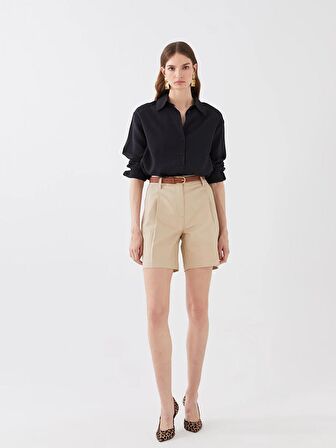 Düz Uzun Kollu Oversize Kadın Gömlek