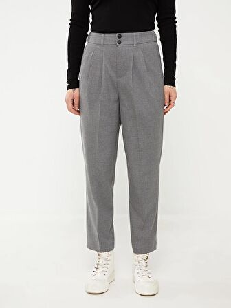 Kadın Beli Lastikli Havuç Pantolon