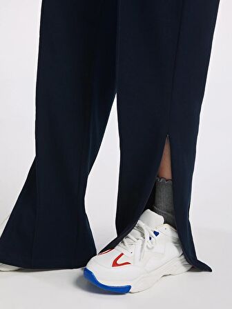 Yüksek Bel Beli Lastikli Kadın Pantolon