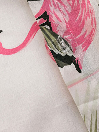 LCW HOME Karişik Flamingo Baskılı Tek Kişilik Nevresim 160x220 cm