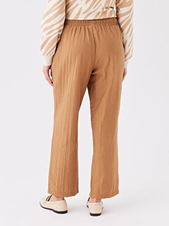 Beli Lastikli Rahat Kalıp Kadın Pantolon