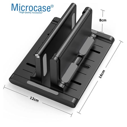 Microcase Ayarlanabilir Çok Amaçlı Telefon Tutuculu Laptop Notebok Macbook  için Dikey Stand-AL4495