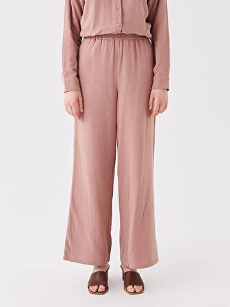 Beli Lastikli Rahat Kalıp Kadın Pantolon