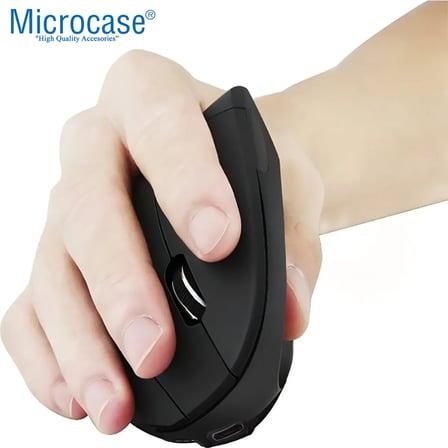 Microcase Dikey Ergonomik Kablolu Mouse 800/1200/1600 Dpı 6 Tuşlu - AL5178