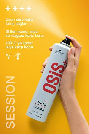 Session Ekstra Güçlü Tutucu Sprey 500ml x 3 Adet | Neme, Isıya ve Rüzgara Karşı Kalıcı Koruma