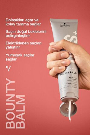 Bounty Balm Bukle Kremi 150ml x 3 Adet | Saçın Doğal Buklelerini Belirginleştirir, Kolay Tarama