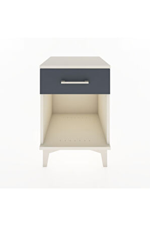 Hyperion Komodin Tek Çekmeceli 44x44x64 Aytaşı-Antrasit