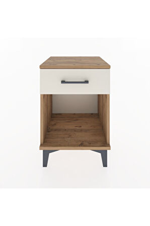 Hyperion Komodin Tek Çekmeceli 44x44x64 Çam-Aytaşı