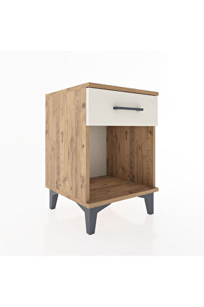 Hyperion Komodin Tek Çekmeceli 44x44x64 Çam-Aytaşı