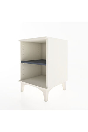 Hyperion Komodin Tek Raflı 44x44x64 Aytaşı-Antrasit