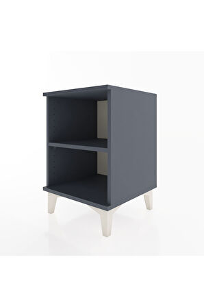 Hyperion Komodin Tek Raflı 44x44x64 Antrasit-Antrasit