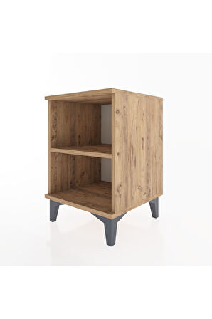 Hyperion Komodin Tek Raflı 44x44x64 Çam-Çam