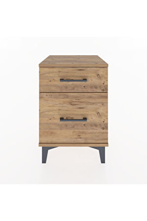Hyperion Komodin 2 Çekmeceli 44x44x64 Çam-Çam