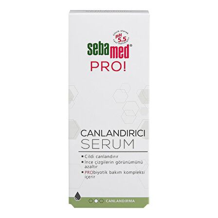 Sebamed Pro Canlandırıcı A,B,D,E,C Vitaminli 30 Yaş + Gece-Gündüz Yüz ve Boyun Serumu 30 ml 