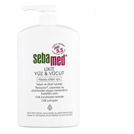 Sebamed Arındırıcı Hassas Cilt için  Vücut Kremi 1000 ml 