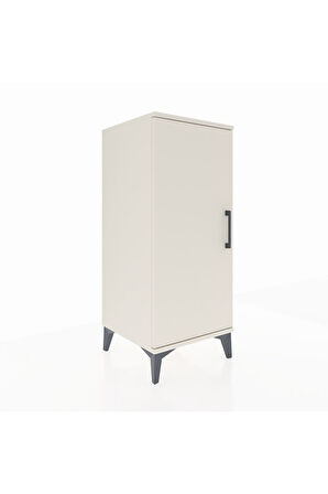 Hyperion Komodin 2 Raflı Tek Kapaklı 44x44x106 Aytaşı-Aytaşı