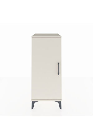 Hyperion Komodin Tek Raflı Tek Kapaklı 44x44x106 Aytaşı-Aytaşı