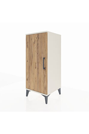 Hyperion Komodin Tek Raflı Tek Kapaklı 44x44x106 Aytaşı-Çam