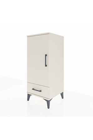 Hyperion Komodin 2 Raflı Tek Çekmeceli Tek Kapaklı 44x44x106 Aytaşı-Aytaşı