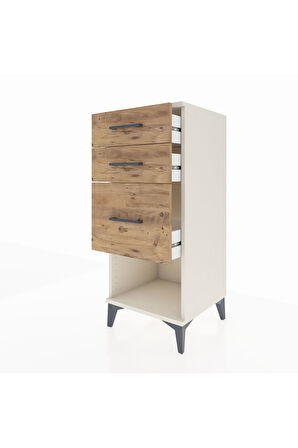 Hyperion Komodin 3 Çekmeceli 44x44x106 Aytaşı-Çam