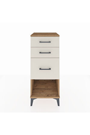 Hyperion Komodin 3 Çekmeceli 44x44x106 Çam-Aytaşı