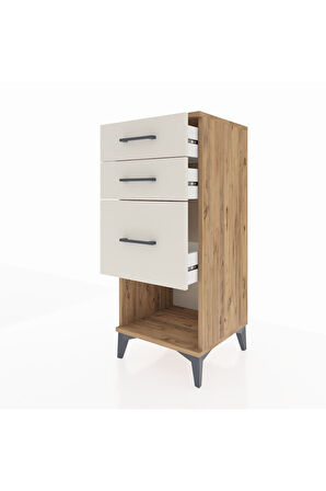 Hyperion Komodin 3 Çekmeceli 44x44x106 Çam-Aytaşı