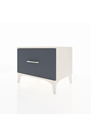 Hyperion Komodin Tek Çekmeceli 60x44x48 Aytaşı-Antrasit