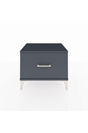 Hyperion Komodin Tek Çekmeceli 60x44x48 Antrasit-Antrasit