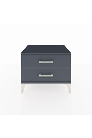 Hyperion Komodin 2 Çekmeceli 60x44x48 Antrasit-Antrasit