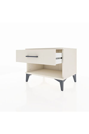 Hyperion Komodin Tek Çekmeceli 60x44x48 Aytaşı-Aytaşı