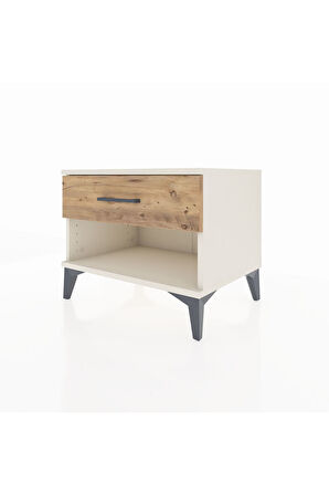 Hyperion Komodin Tek Çekmeceli 60x44x48 Aytaşı-Çam