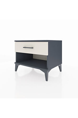 Hyperion Komodin Tek Çekmeceli 60x44x48 Antrasit-Aytaşı