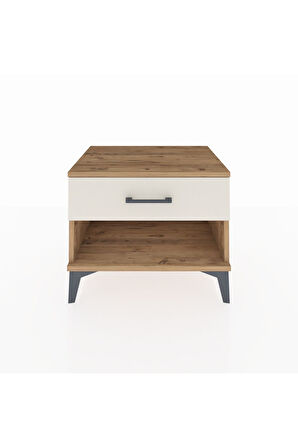 Hyperion Komodin Tek Çekmeceli 60x44x48 Çam-Aytaşı