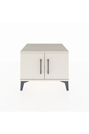Hyperion Komodin Tek Raflı 2 Kapaklı 60x44x48 Aytaşı-Aytaşı