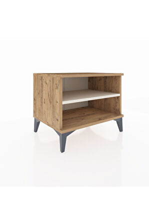 Hyperion Komodin Tek Raflı 60x44x48 Çam-Aytaşı
