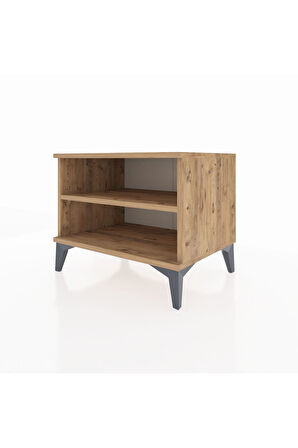 Hyperion Komodin Tek Raflı 60x44x48 Çam-Çam