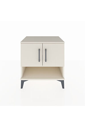 Hyperion Komodin 2 Raflı 2 Kapaklı 60x44x64 Aytaşı-Aytaşı