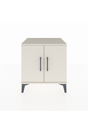 Hyperion Komodin 2 Raflı 2 Kapaklı 60x44x64 Aytaşı-Aytaşı