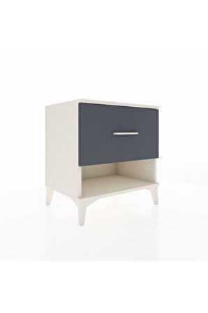 Hyperion Komodin Tek Çekmeceli 60x44x64 Aytaşı-Antrasit